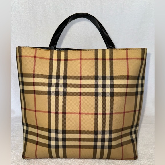 Burberry Nova Check Tote bag PVC Vintage… - Picture 2 of 15